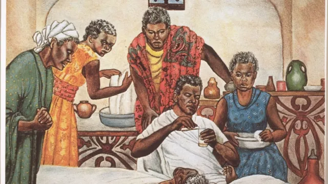 Entwicklung der Medizinwissenschaften in Ghana Entwicklung der Medizinwissenschaften in Ghana — Quelle: Archiv Basler Mission