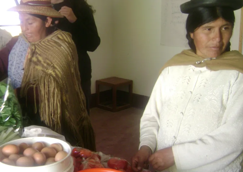 Nothilfe in Bolivien (Foto: Mission 21) Nothilfe in Bolivien: 200 Familien werden für einen Monat mit Lebensmitteln und Wasser versorgt. (Foto: Mission 21)